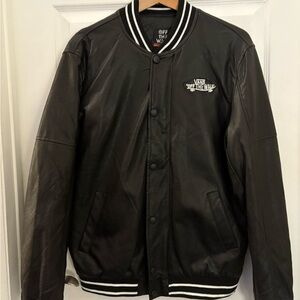 Vans Black Varsity Jacket for Men